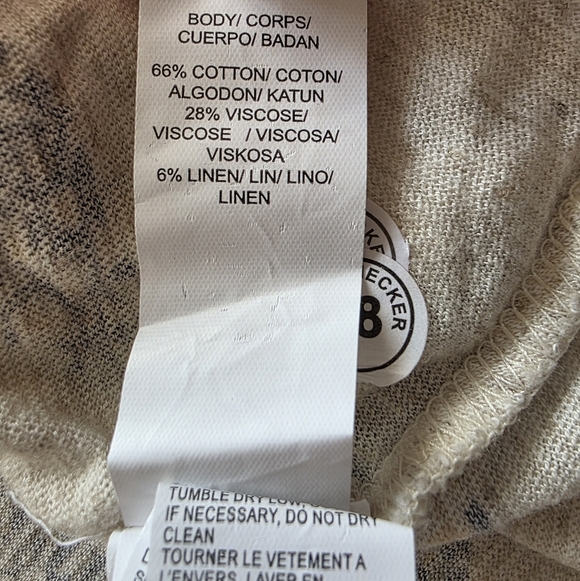 Lucky Brand Boho Paisley Floral Cream Button Down Top 3x Stretch Cottagecore NWT - Picture 8 of 10